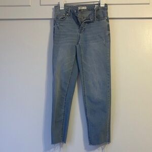 Oat New York Light Blue Cropped Jeans
